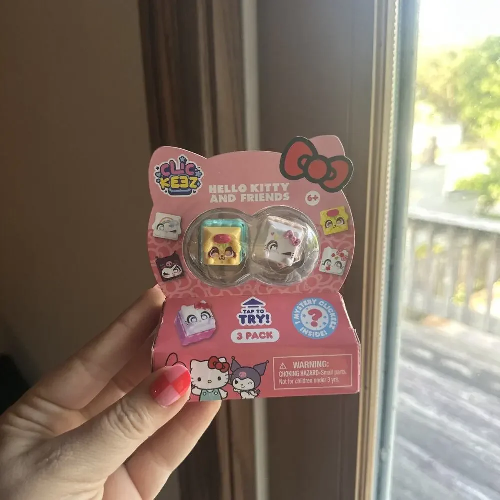 New Clickeez Hello Kitty 3 Pack New Viral Goliath Games